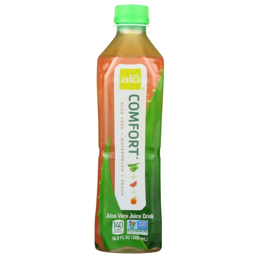 ALO: Comfort Aloe Vera Watermelon Peach Juice Drink -Delicious|Refresh