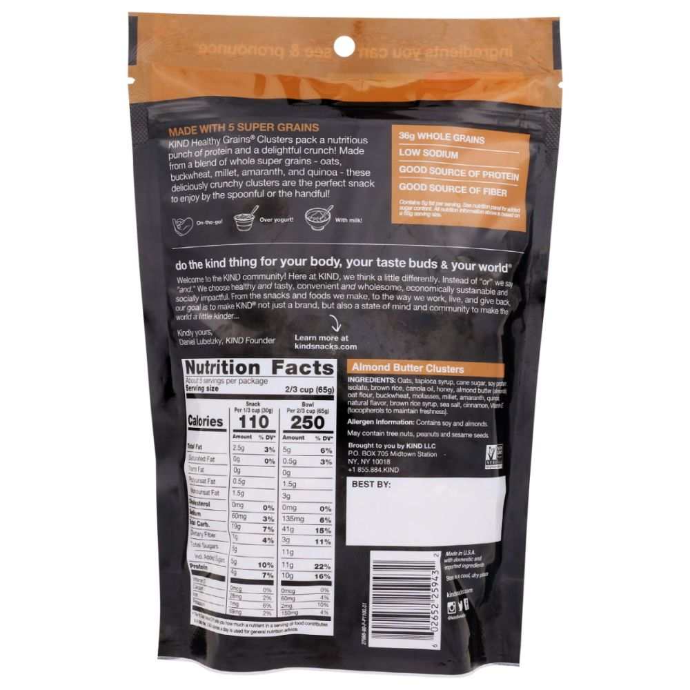 KIND Almond Butter Clusters, 11 oz
