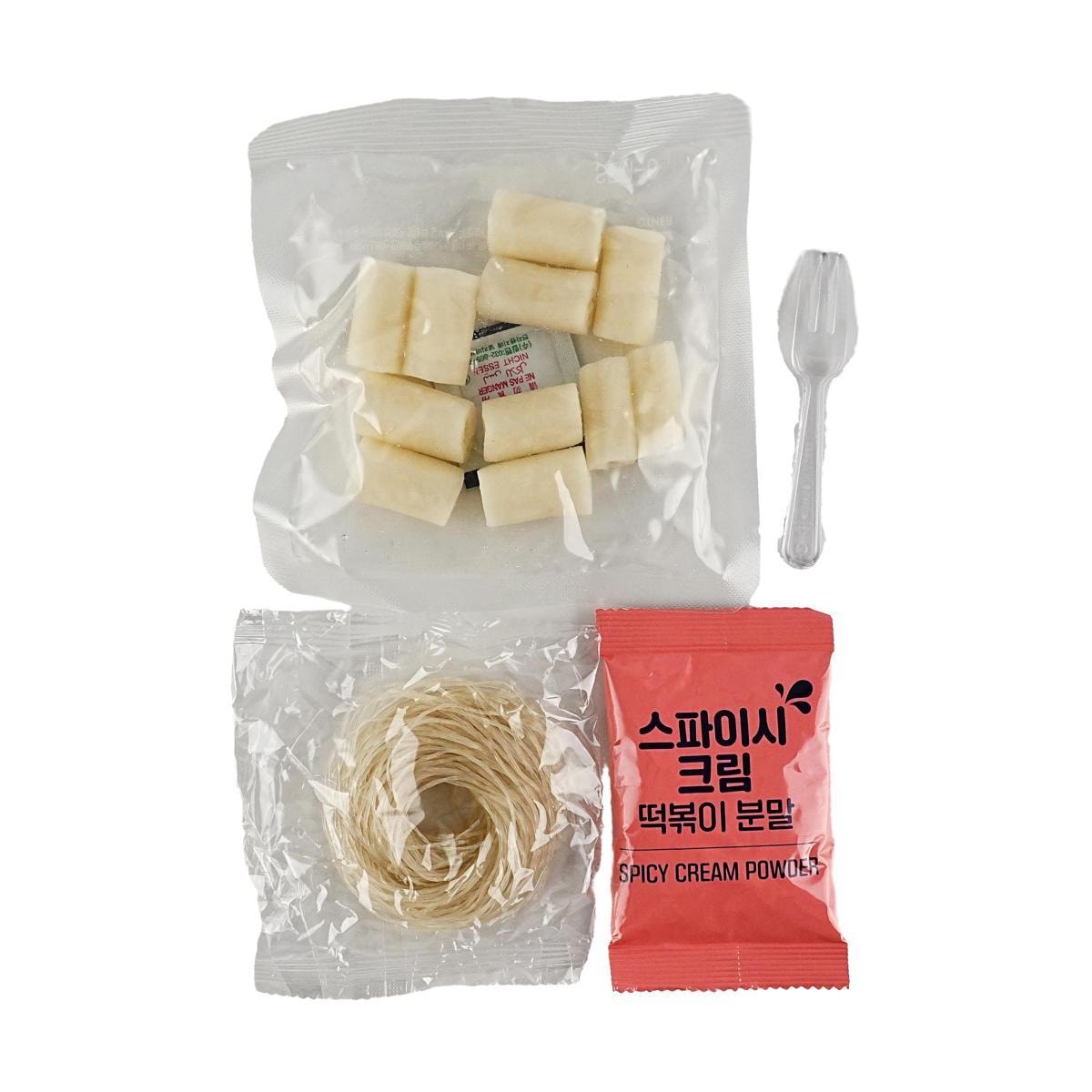 Holey Topokki Spicy Cream Flavor With Glass Noodle