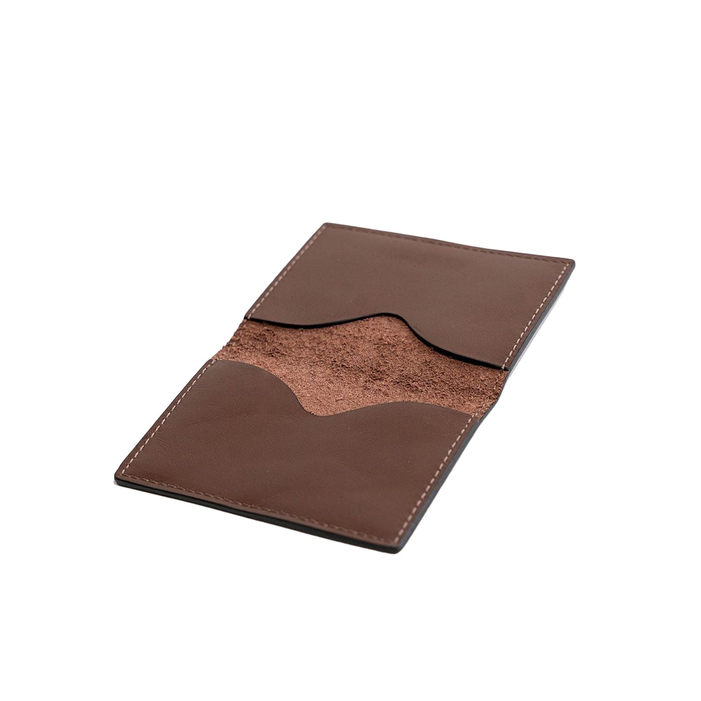 1776 Slim Card Holder | Signature Brown Leather Wallet