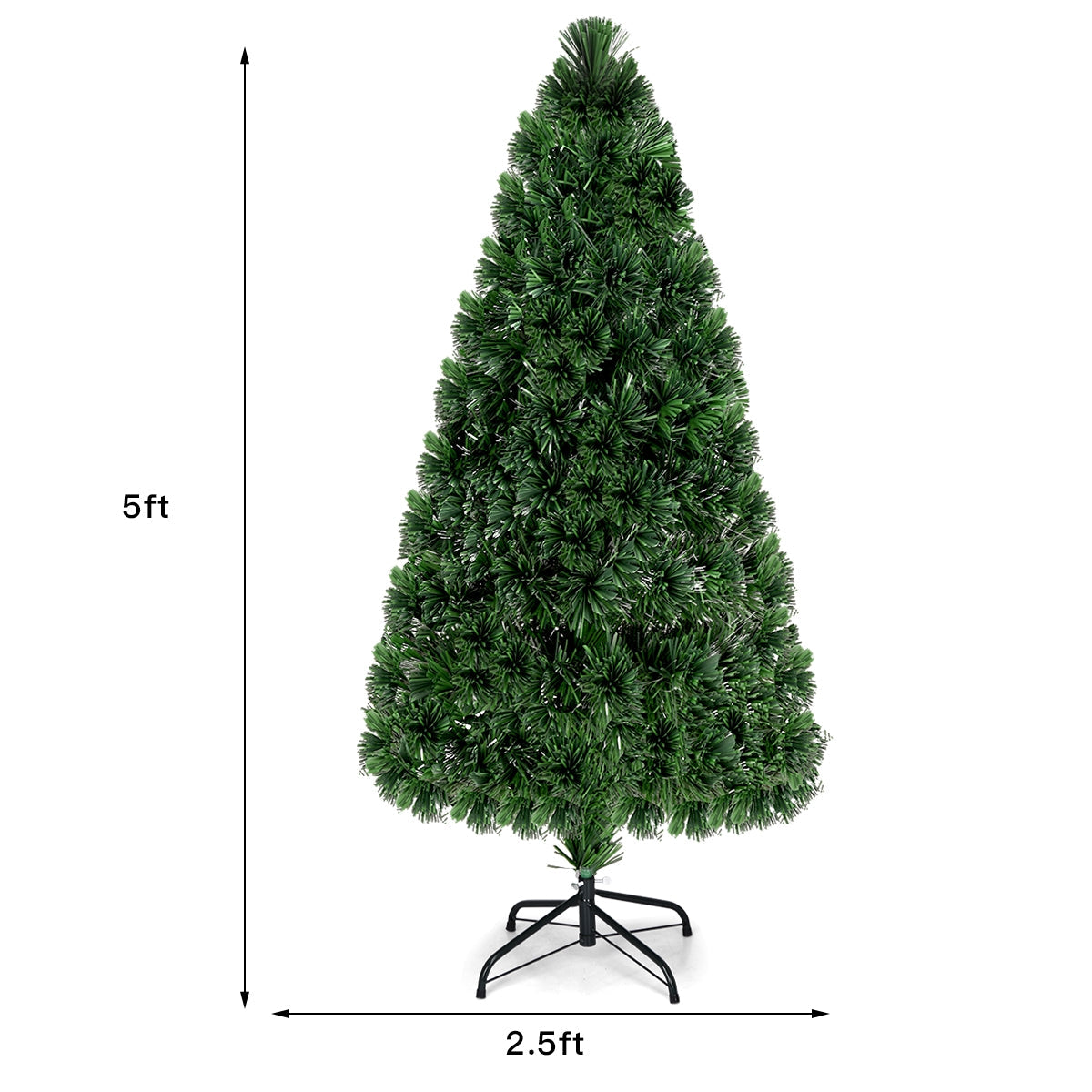 3' / 4' / 5' / 6' Fiber Optic Artificial PVC Christmas Tree