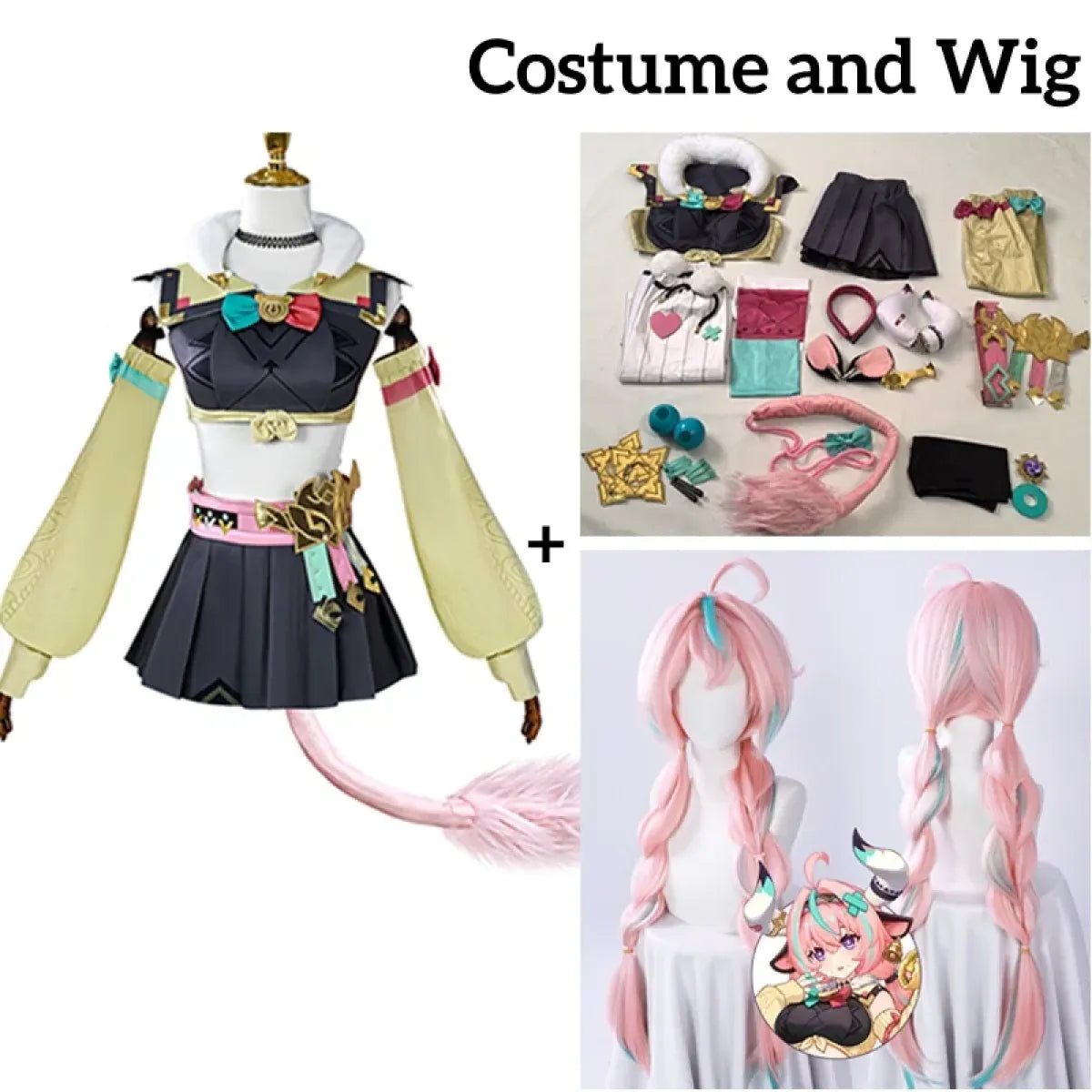 Genshin Varesa Cosplay Set β Kawaii Fantasy Uniform Costume