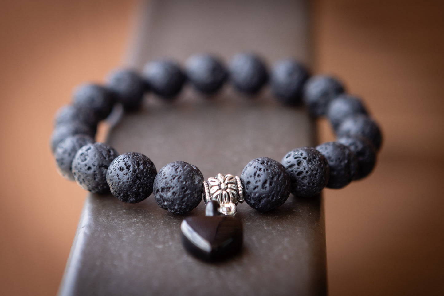 Lava Stone Keepsake Urn Bracelet - Fill At Home