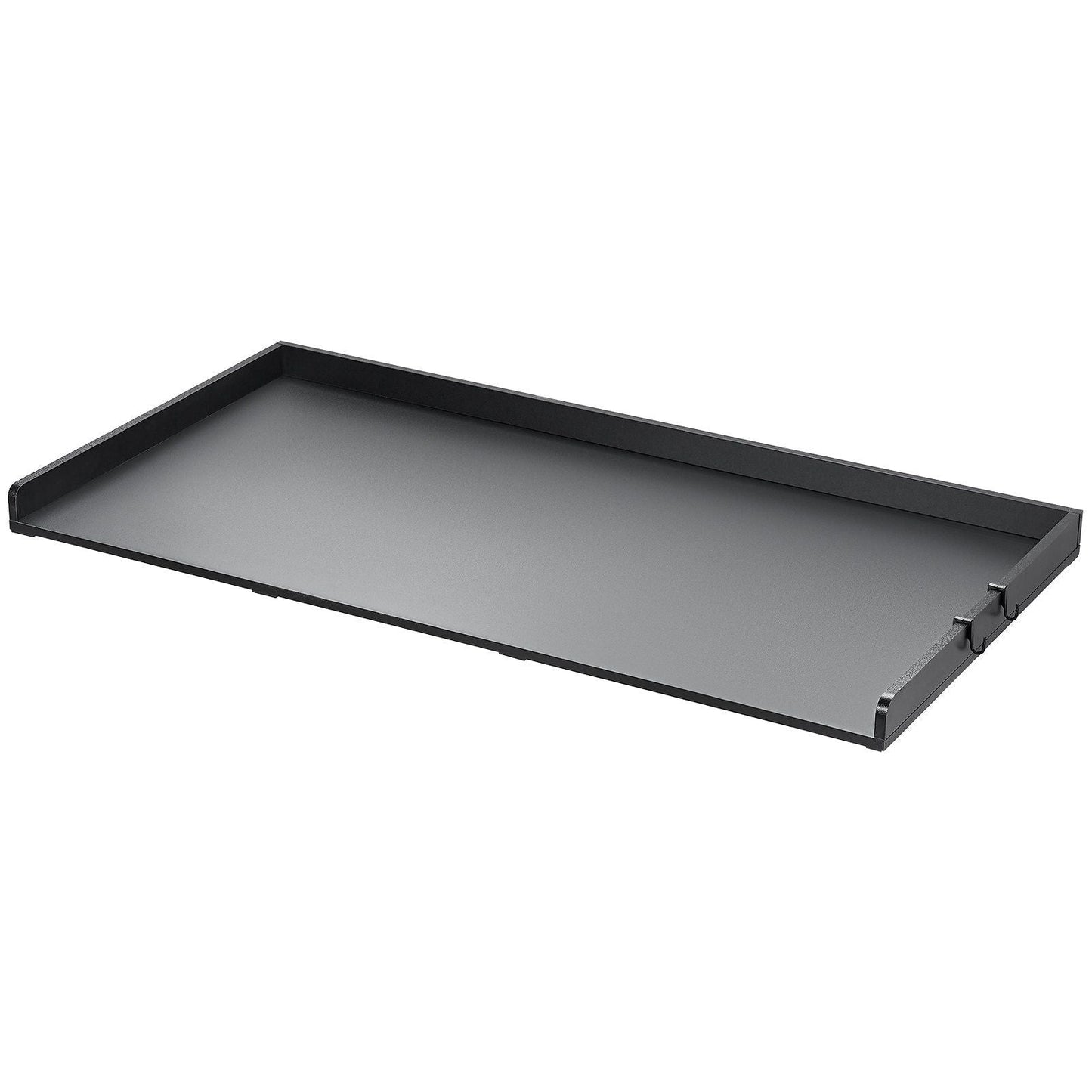 Washer Dryer Countertop, 27.5" Depth x 54" Width, Washer Dryer Wood Top for Laundry Room Organization with Edge Rails(Black)
