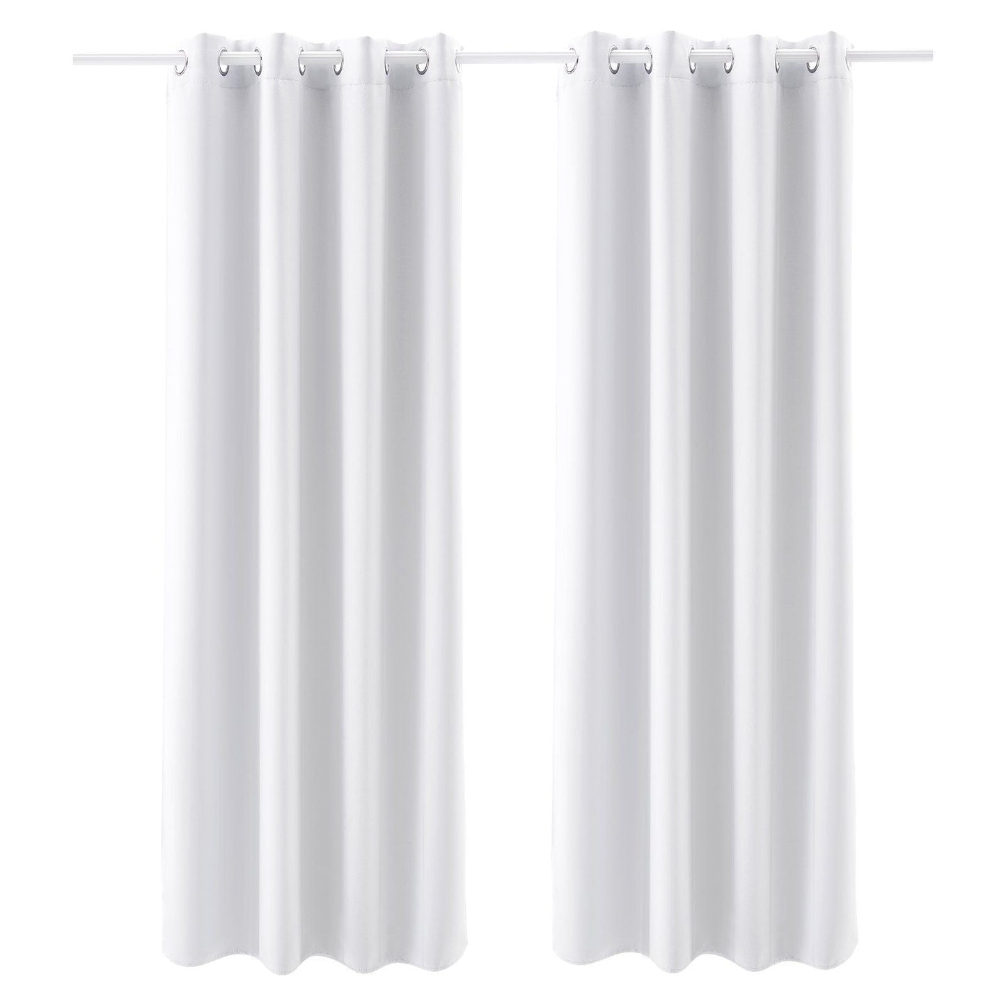 2 Set Blackout Curtain Grommet Window Panel Thermal Insulated Drapes 52x84 inch
