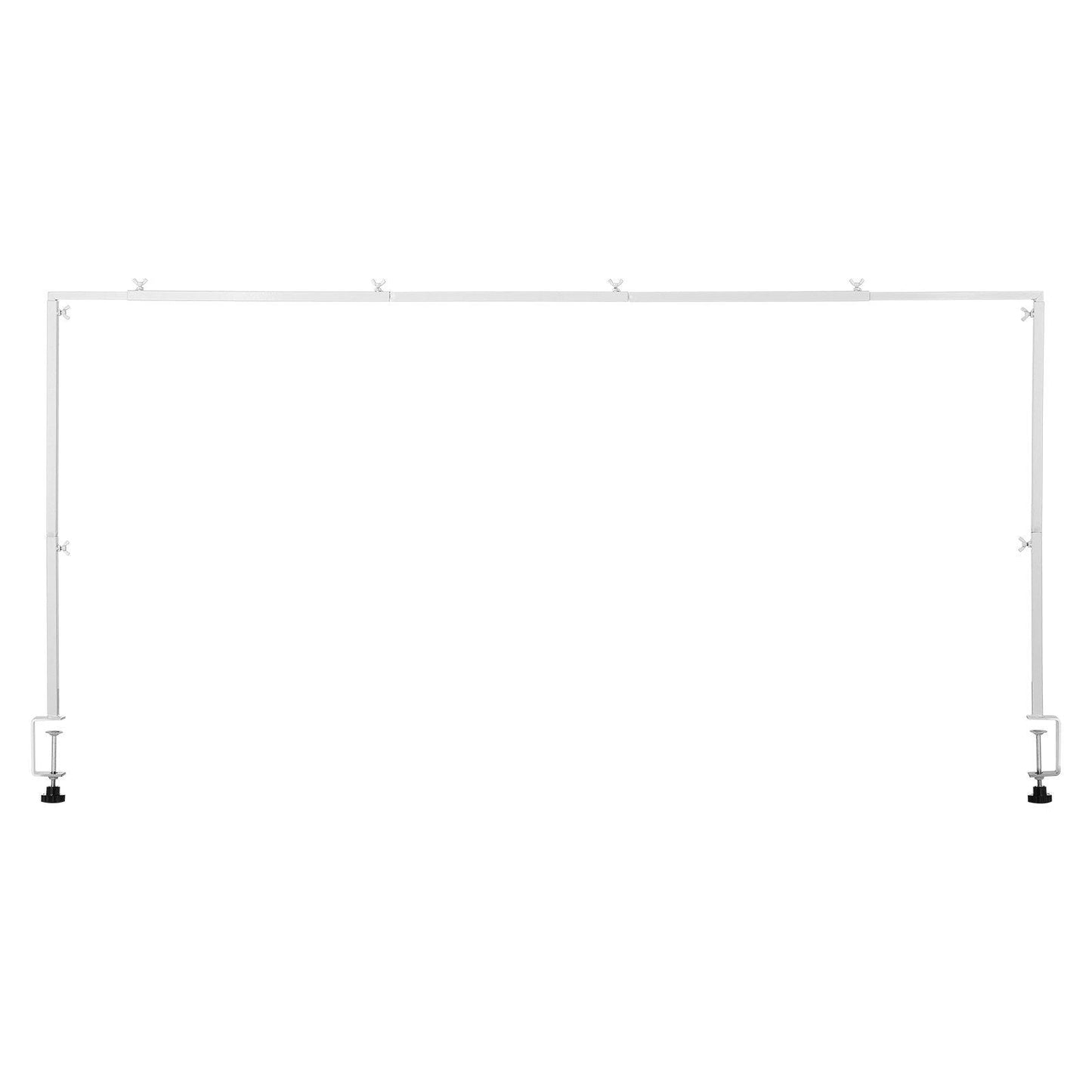Over The Table Rod Stand with Clamps 28-98 in Length Adjustable Metal Party