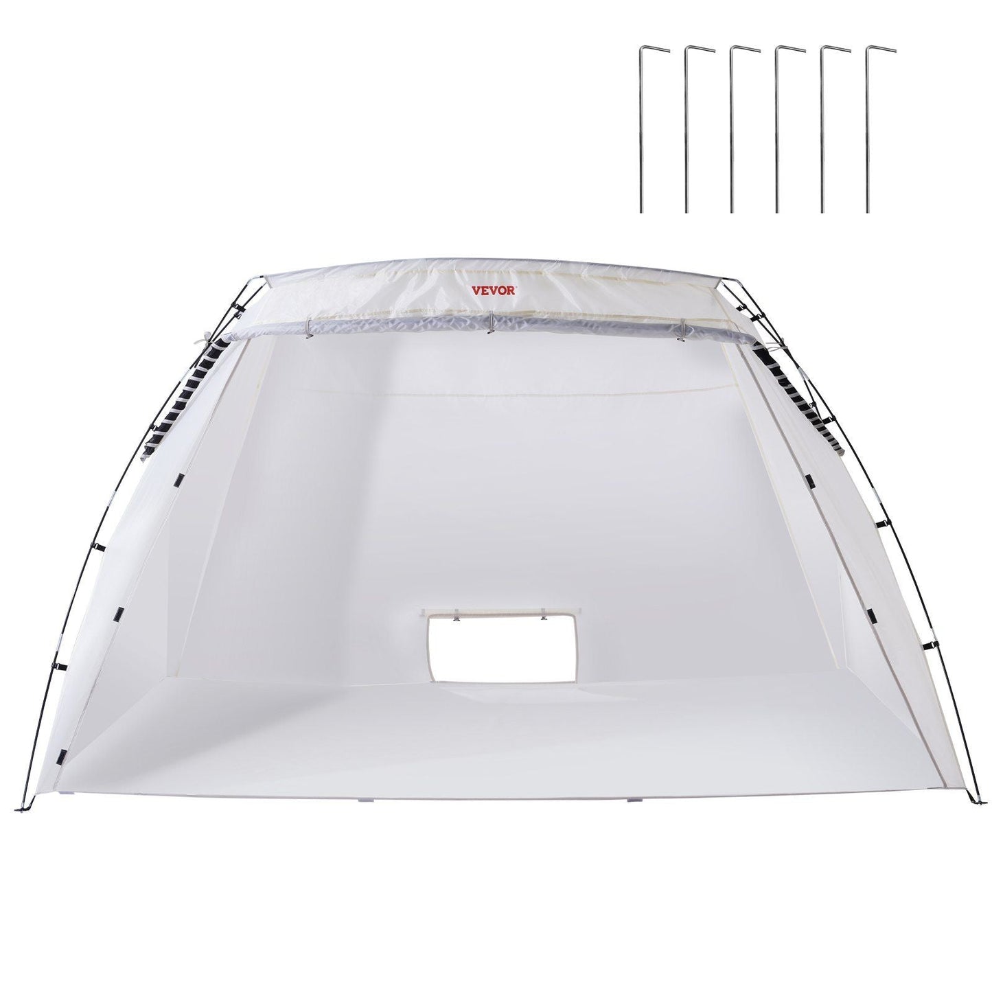 Portable Paint Booth, Larger Spray Paint Tent with Built-in Floor & Mesh Screen, Painting Tent Station for Furniture DIY Hobby Tool, 10x7x6ft Spray Paint Shelter