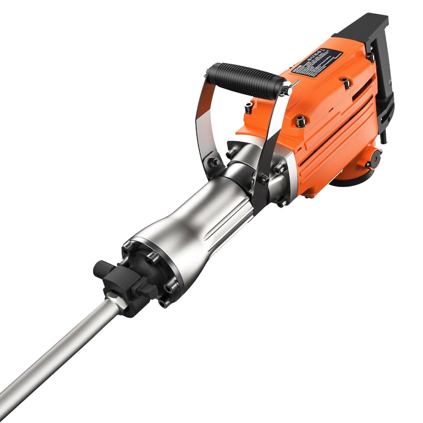 Demolition Jack Hammer Concrete Breaker 2200W Electric Hammer 6 Chisel Bits