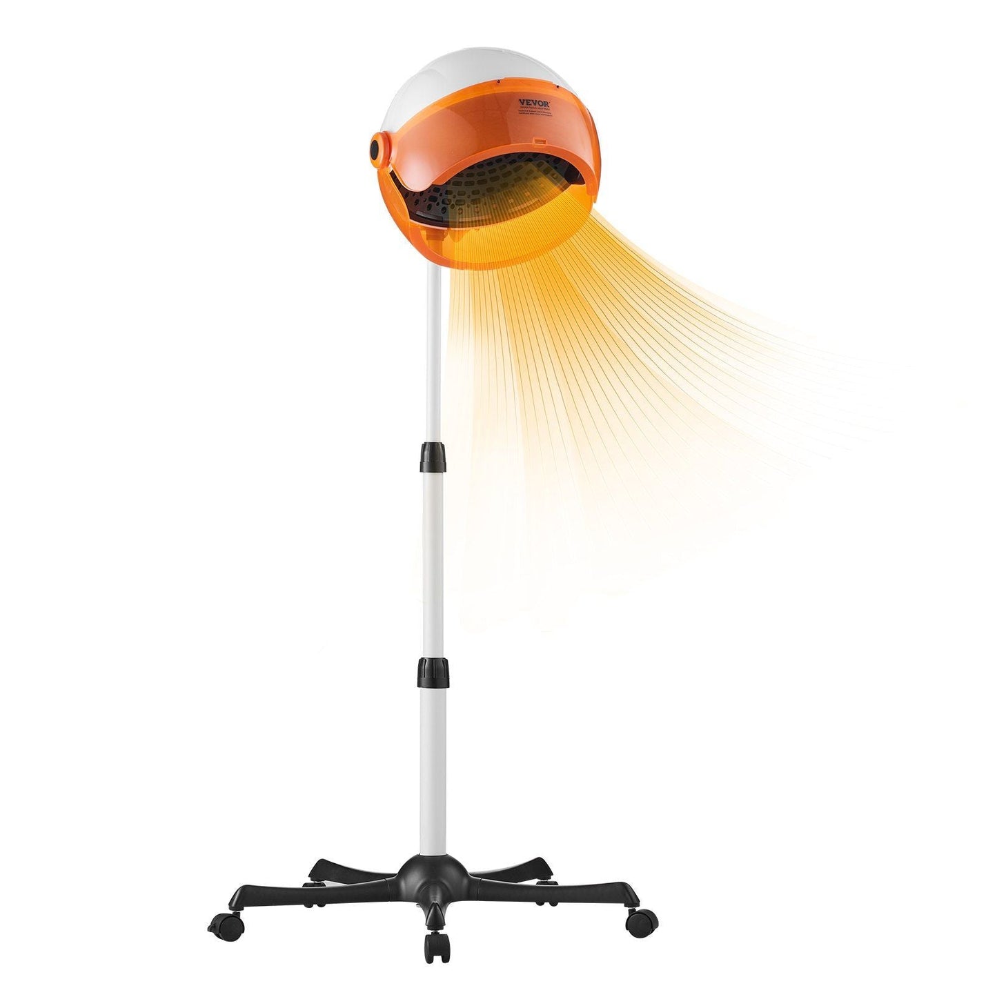 Professional Hooded Dryer, 1875W High-Power Bonnet Hair Dryer, Sit Under Hair Dryer with Timer, 3 Temp Settings & Wind Speed, Floor Standing Rolling Base with Wheels for Beauty Salon Home Spa