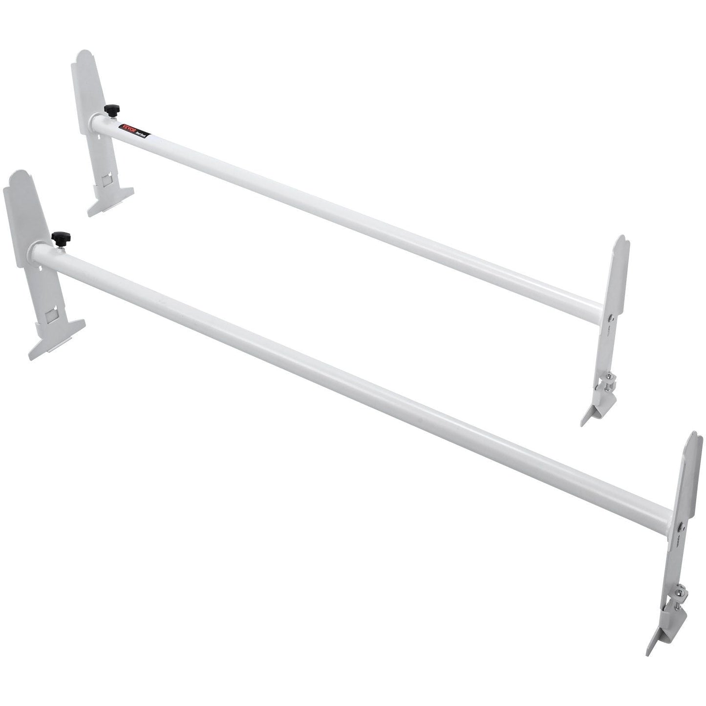 Van Roof Ladder Rack, 2 Bar Alloy Steel Ladder Racks, Adjustable from 47.2"-78.7", 500 lbs Capacity, Roof Rack Compatible with Full-size Vans with Rain Gutter, Chevrolet Express, GMC Savana, etc