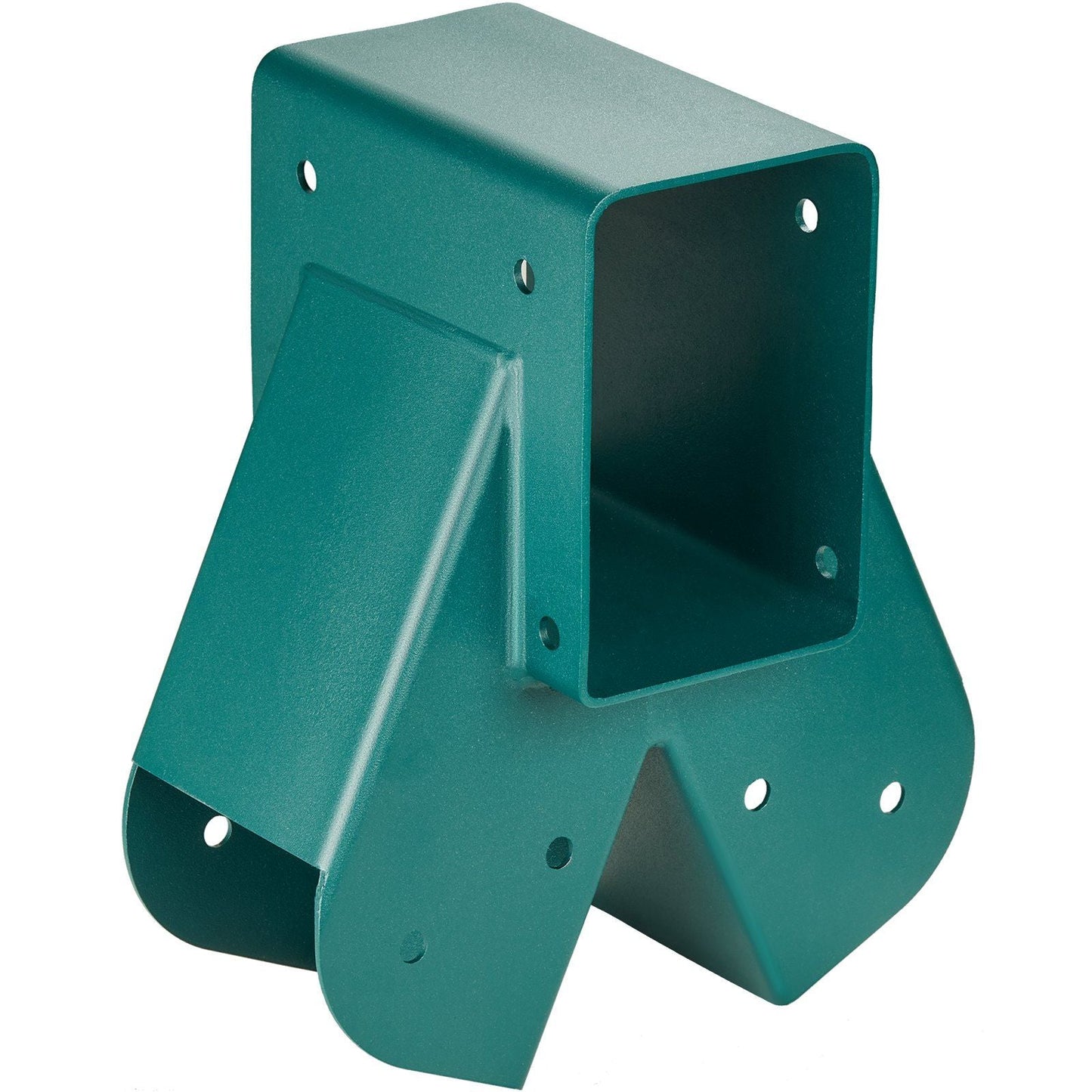 A-Frame Middle Swing Set Brackets, Heavy Duty Carbon Steel Swing Set Hardware with Mounting Hardware, DIY Swing Set Bracket Swing Set Kit for 4x4 Legs & 4x6 Beam, Green