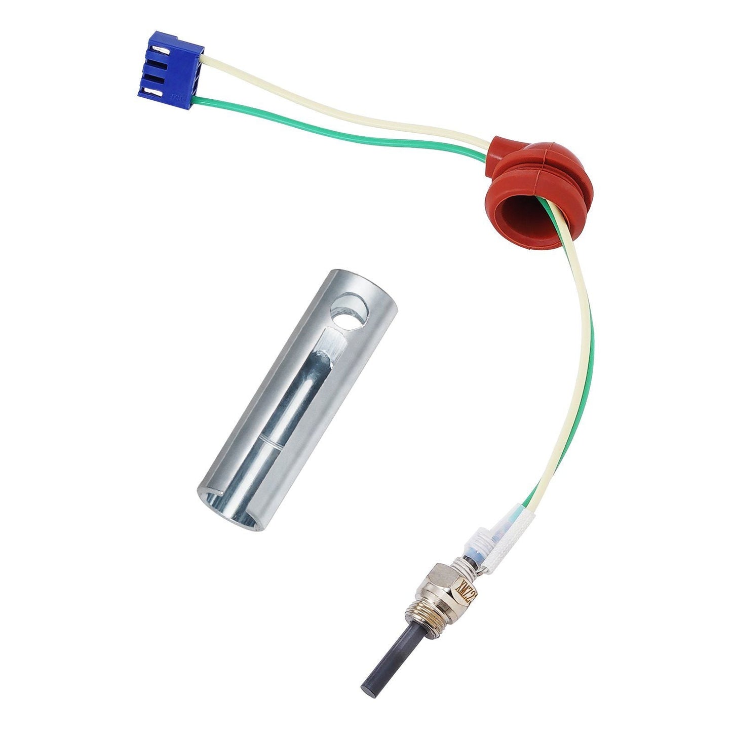 Diesel Heater Glow Plug Kit, Ceramic Glow Plug Repair Kit, Air Diesel Parking Heater Part with Removal Fitting Tool, Diesel Heater Rebuild Kit for 2KW/5KW/8KW Diesel Heater Replacement