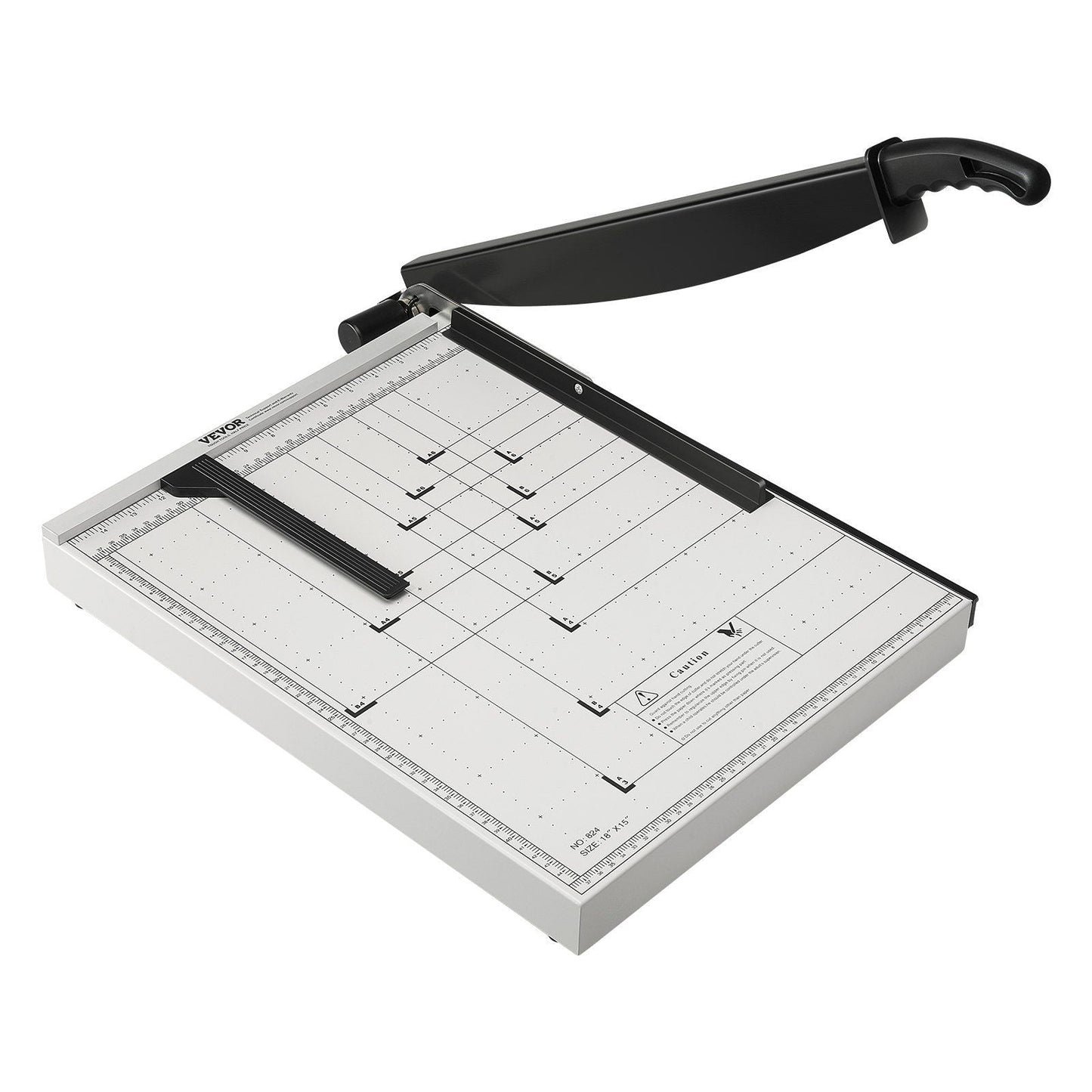 Paper Cutter, Guillotine Trimmer, 18" Cut Length, 20 Sheets Capacity, Heavy Duty Guillotine Paper Cutter with Guard Rail/Blade Lock for Cardstock/Cardboard, Paper Trimmer for Home Office School