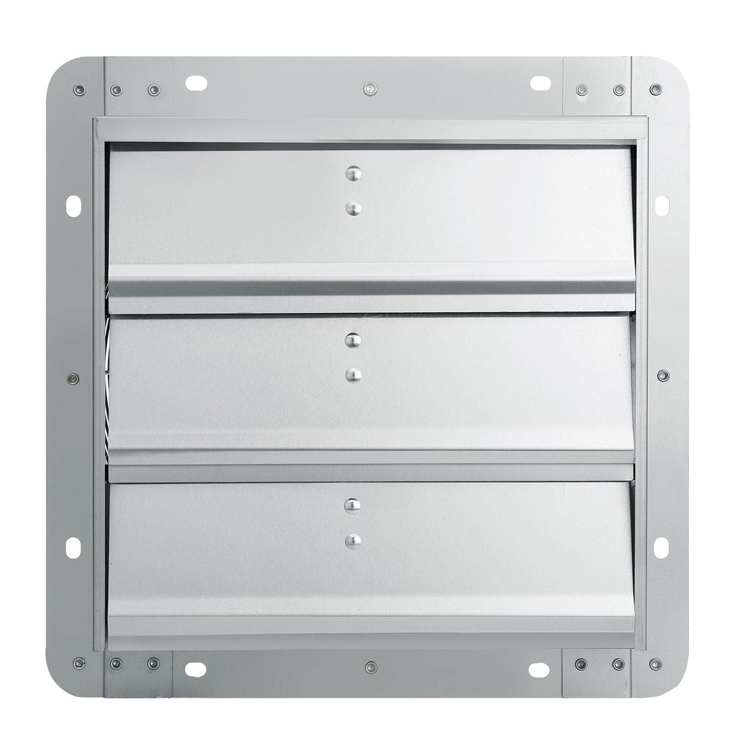 10'' Shutter Exhaust Fan, High-speed 820 CFM, Aluminum Wall Mount Attic Fan with AC-motor, Ventilation and Cooling for Greenhouses, Garages, Sheds, Shops, FCC