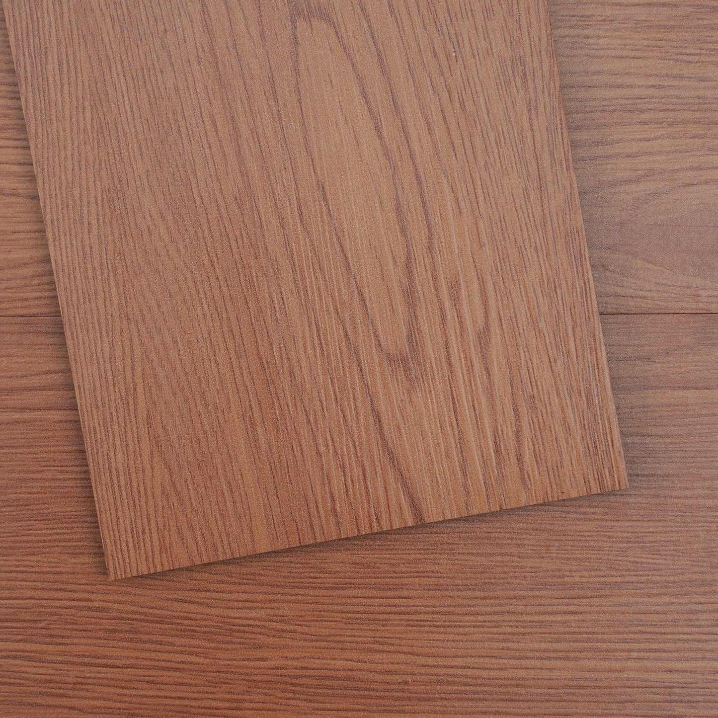 Self Adhesive Vinyl Floor Tiles 36 x 6 inch, 36 Tiles 2.5mm Thick Peel & Stick, Deep Brown Wood Grain DIY Flooring for Kitchen, Dining Room, Bedrooms & Bathrooms, Easy for Home Decor
