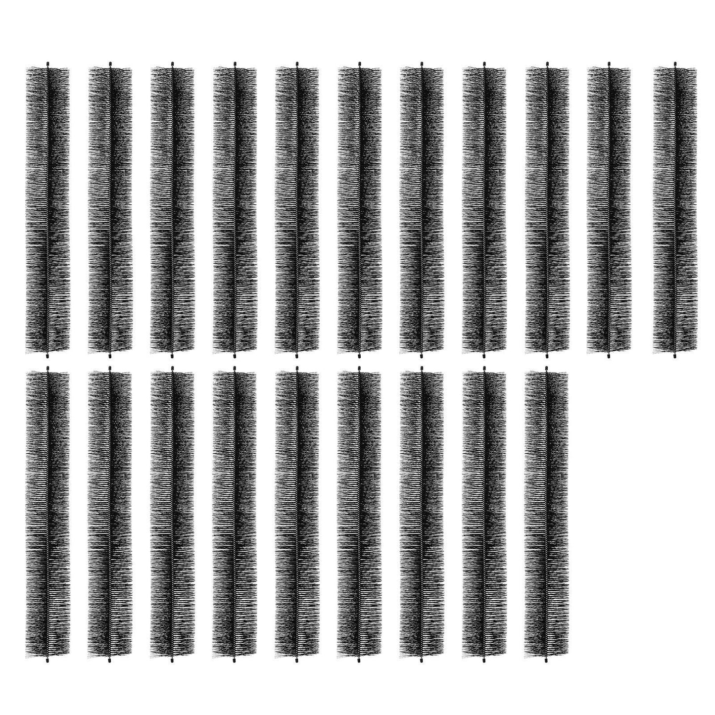 Gutter Brush, 60 Feet Total Length 5.25 inch Diameter Gutter Cleaning Tools, Ground-Level Gutter Brush Leaf Guard for 5 Inch Gutters, Easily Clear roof Leaves and Debris, 20 Pack