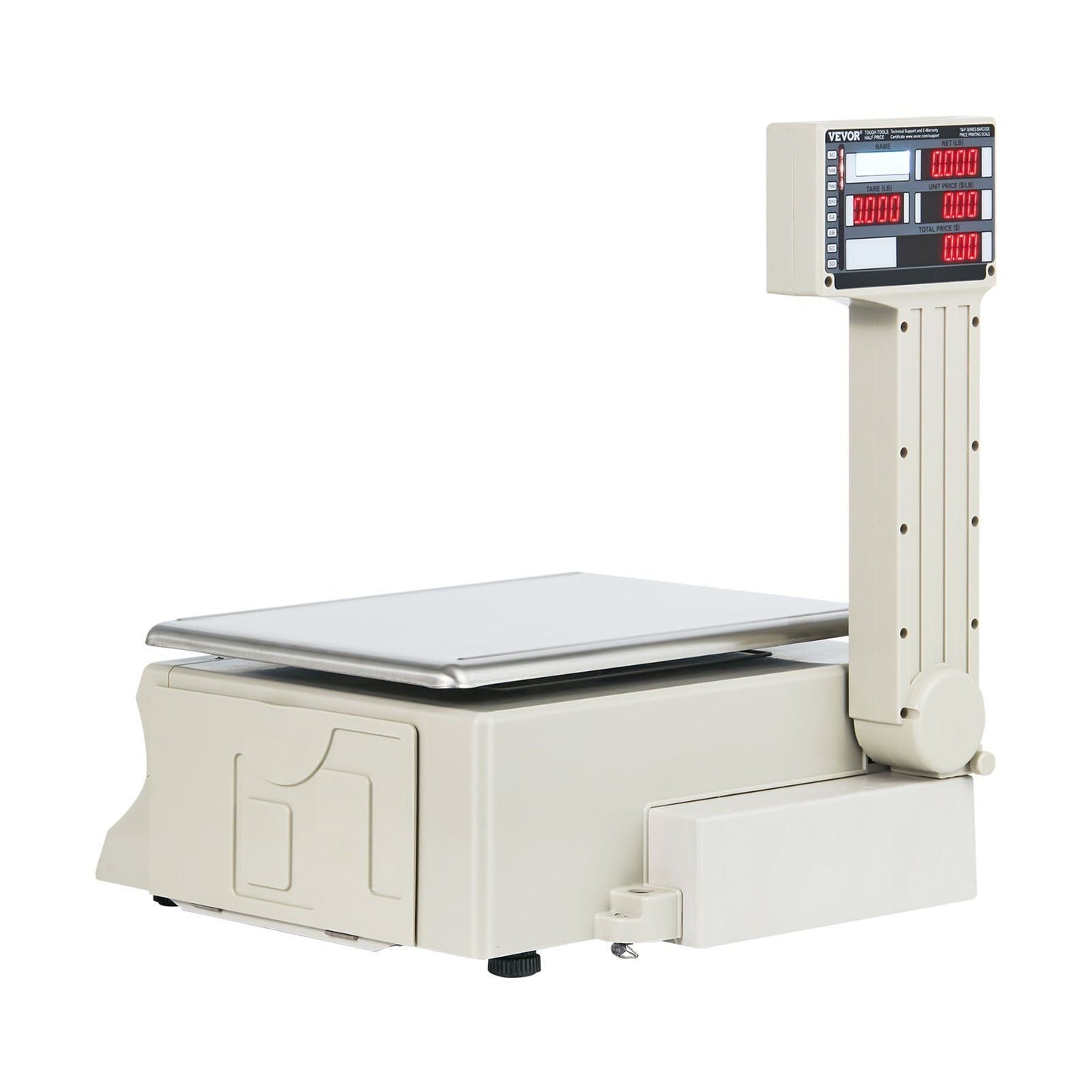 Electronic Price Computing Scale, 66 LB Digital Deli Weight Scales, LCD & LED Digital Commercial Food Fruit Meat Produce Counting Weight, for Retail Store, Kitchen, Restaurant Market, and Farmer