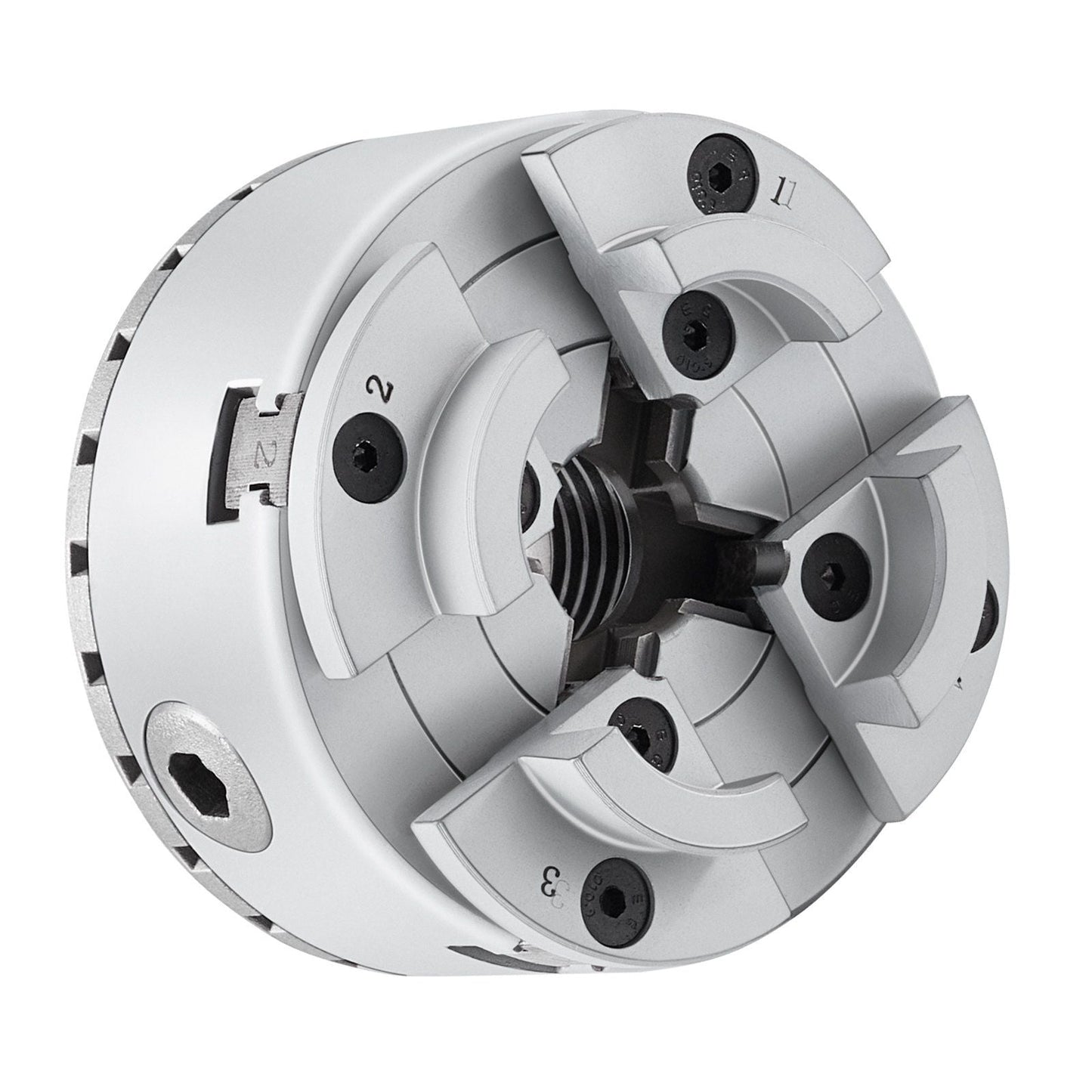KP2-3/4 Lathe Chuck, 4-Jaw 2.75" Diameter, Metal Lathe Chuck Turning Machine Accessories, Self-centering Tool, for Lathe, Precision Machining, Grinding Machines, Milling Machines