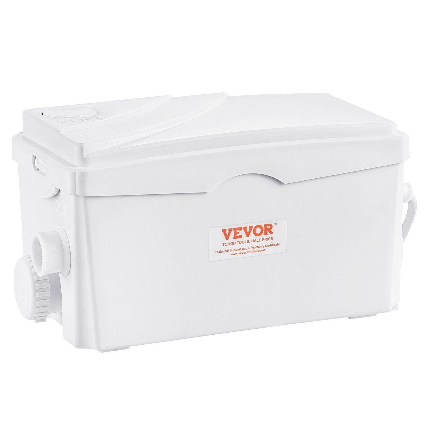 Macerator Pump, 350W, 6000 L/h Flow, 23 ft/7 m Head, Macerator Sewerage Sump Pump with 3 Water Inlets for Basement, Kitchen, Sink, Shower, Bathtub, Laundry Waste Water Disposal Upflush Machine