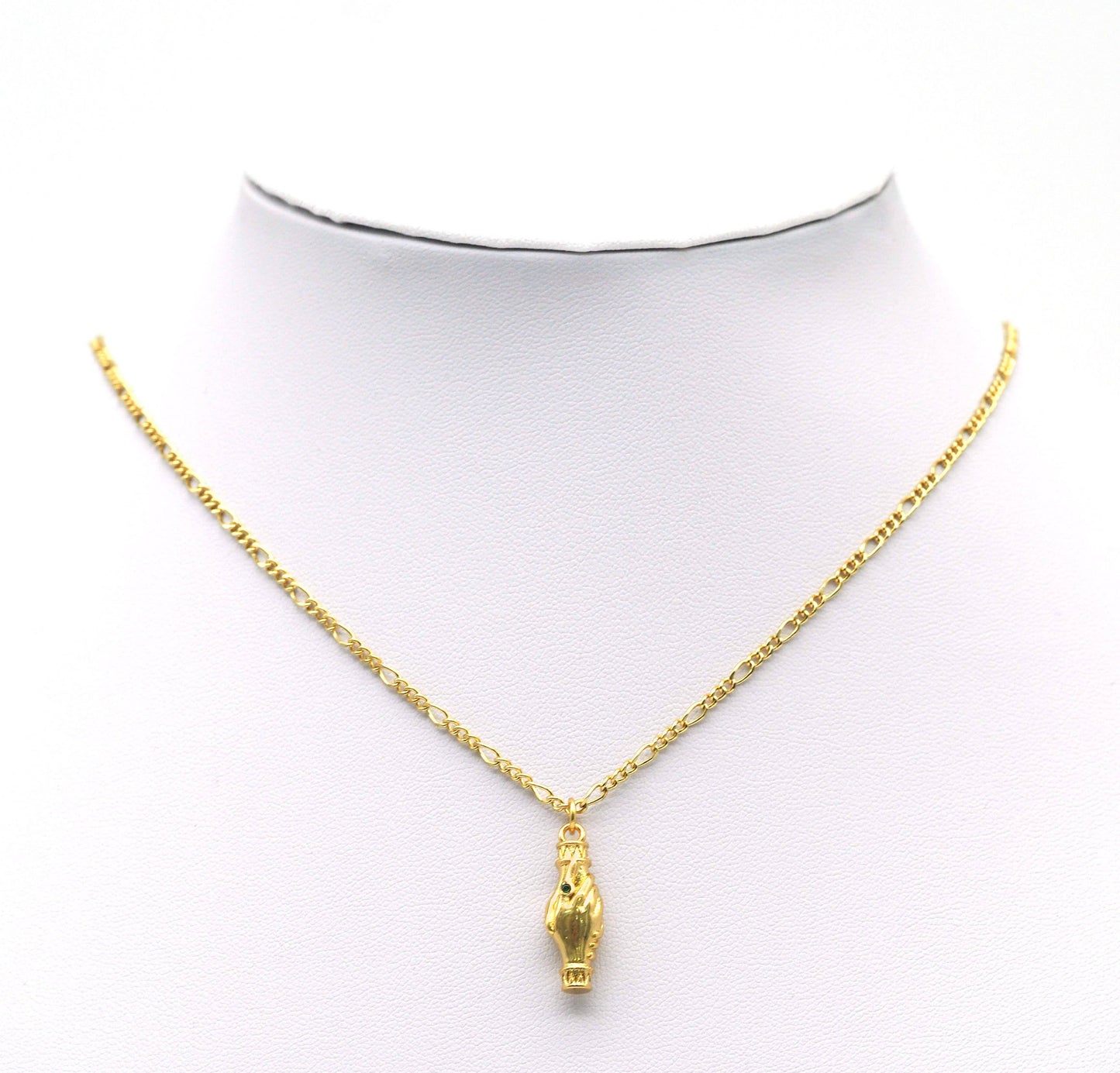CZ Shaking Hands Charm, Sku#Y691