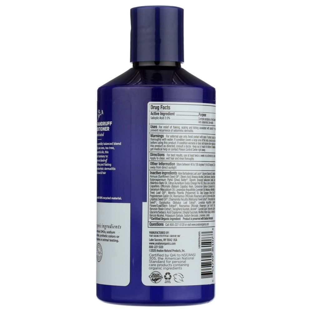 AVALON ORGANICS: Anti Dandruff Conditioner, 14 oz