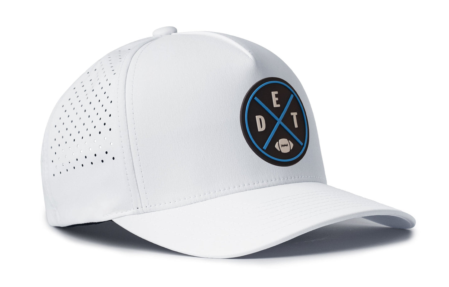 Detroit Football Performance 5-Panel Hat | Black DET X Flexfit Snapback