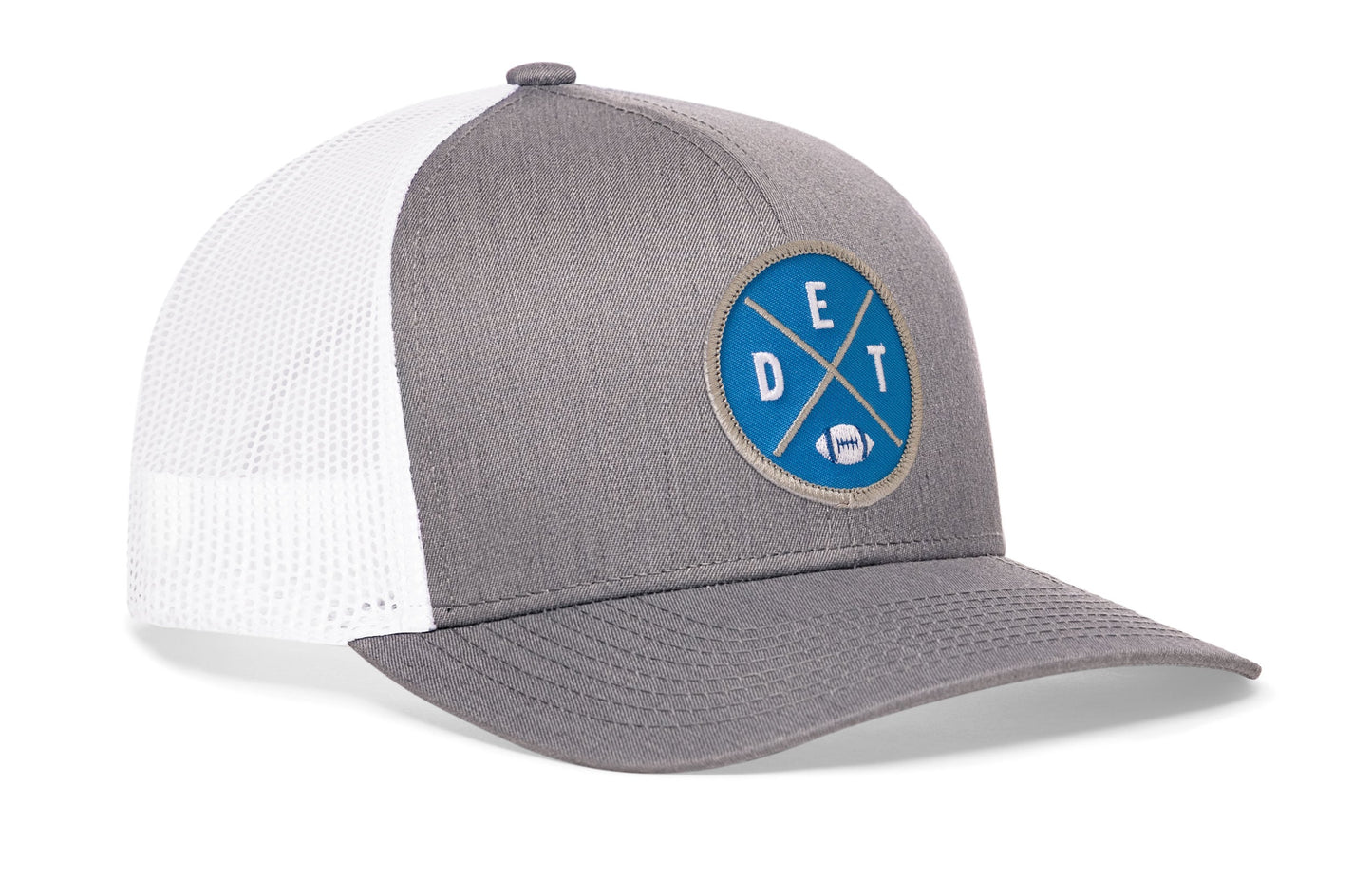 Detroit Football Trucker Hat | Light Blue DET X Snapback