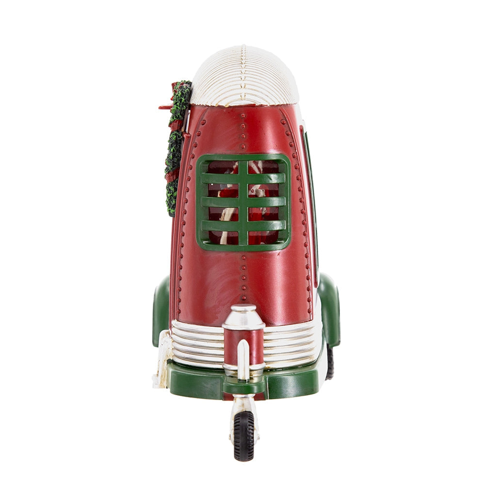 Christmas Plastic/Rsin Camper with Mr & Mrs Santa