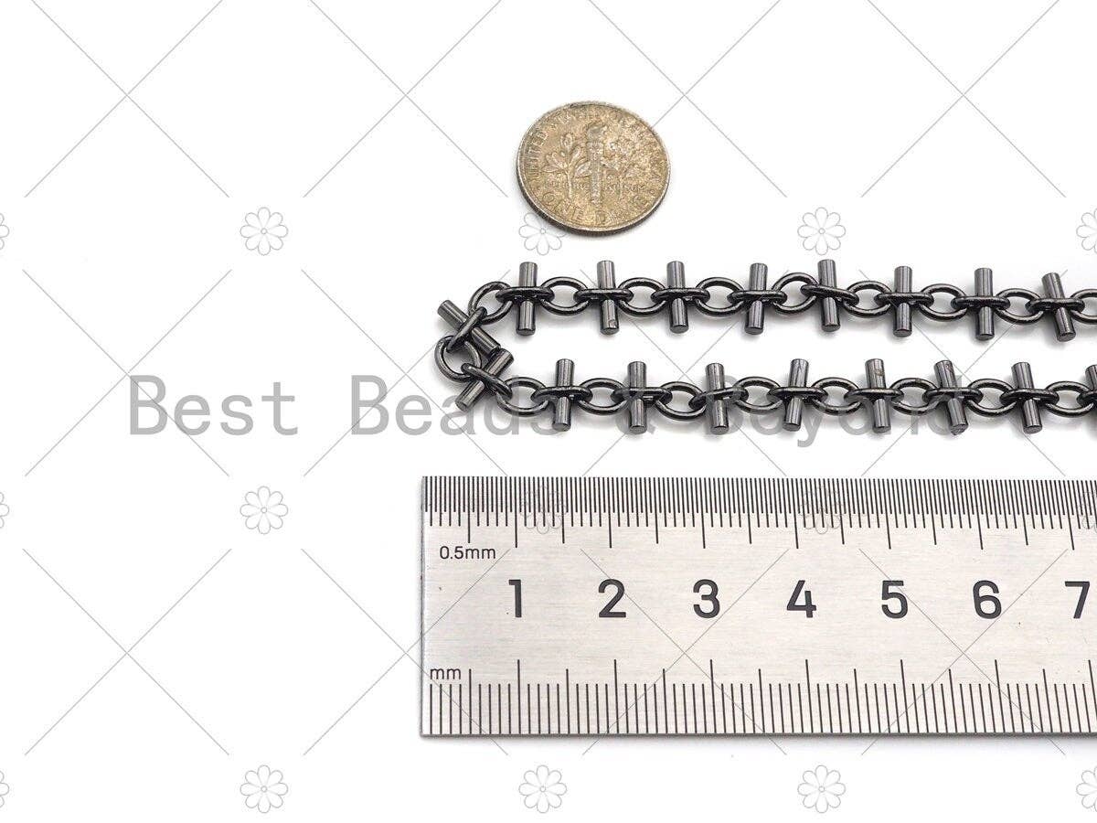 High Quality Hand Made Bar Oval Chain, 18K Real Gold Plated Chain, Wholesale bulk Chain, 8x10mm,sku#M319