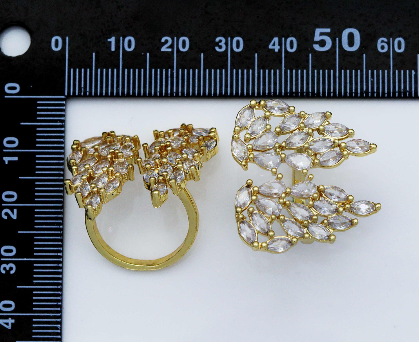 Angel Wing Statement Ring, Sku#LD319
