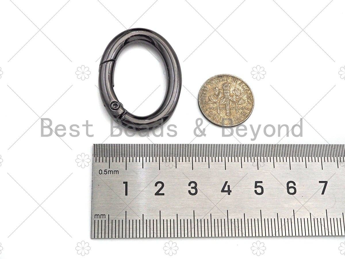 High Quality Large Gold/Silver/Gunmental Spring Clasp, Snap Clip Trigger Clasp, Spring Buckle Clasp, Carabiner Clasp, 26x35mm,sku#K124
