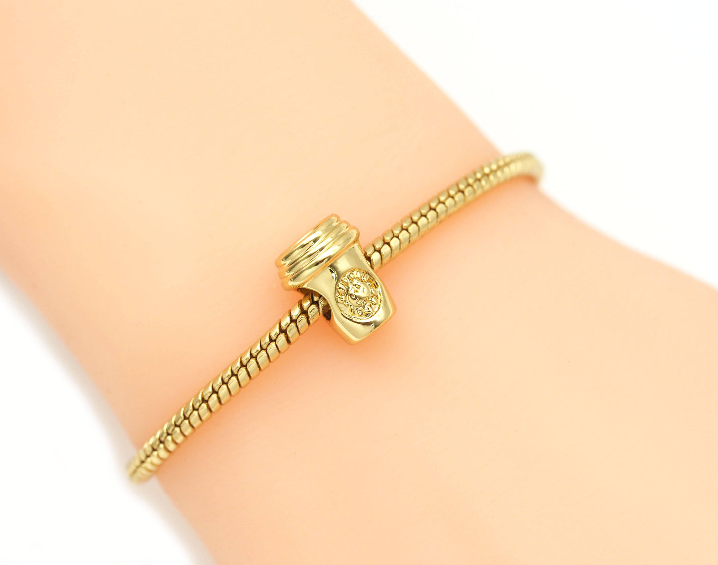Coffe Cup Large Hole Charms, Sku#LD197