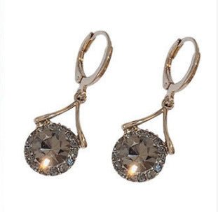 Elegant Sparkling Dangle Rhinestone Earrings (MAC324)