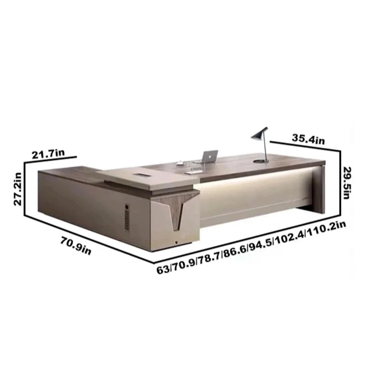 Reytan · Modern L-Shaped Executive Desk