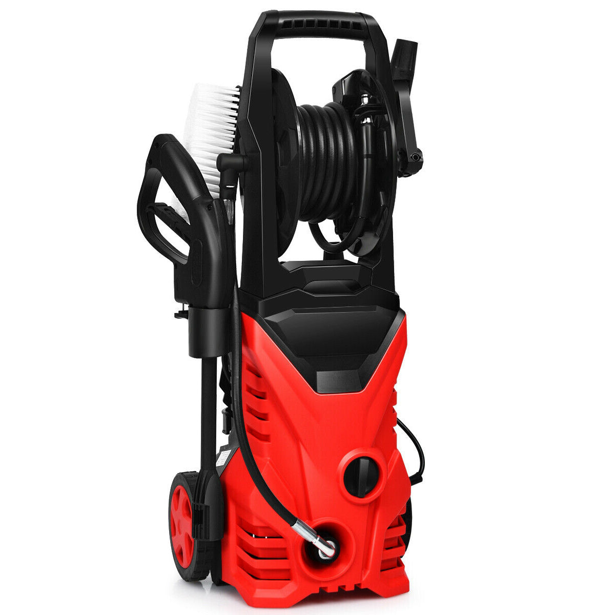 1800W 2030PSI Electric Pressure Washer Cleaner with Hose Reel