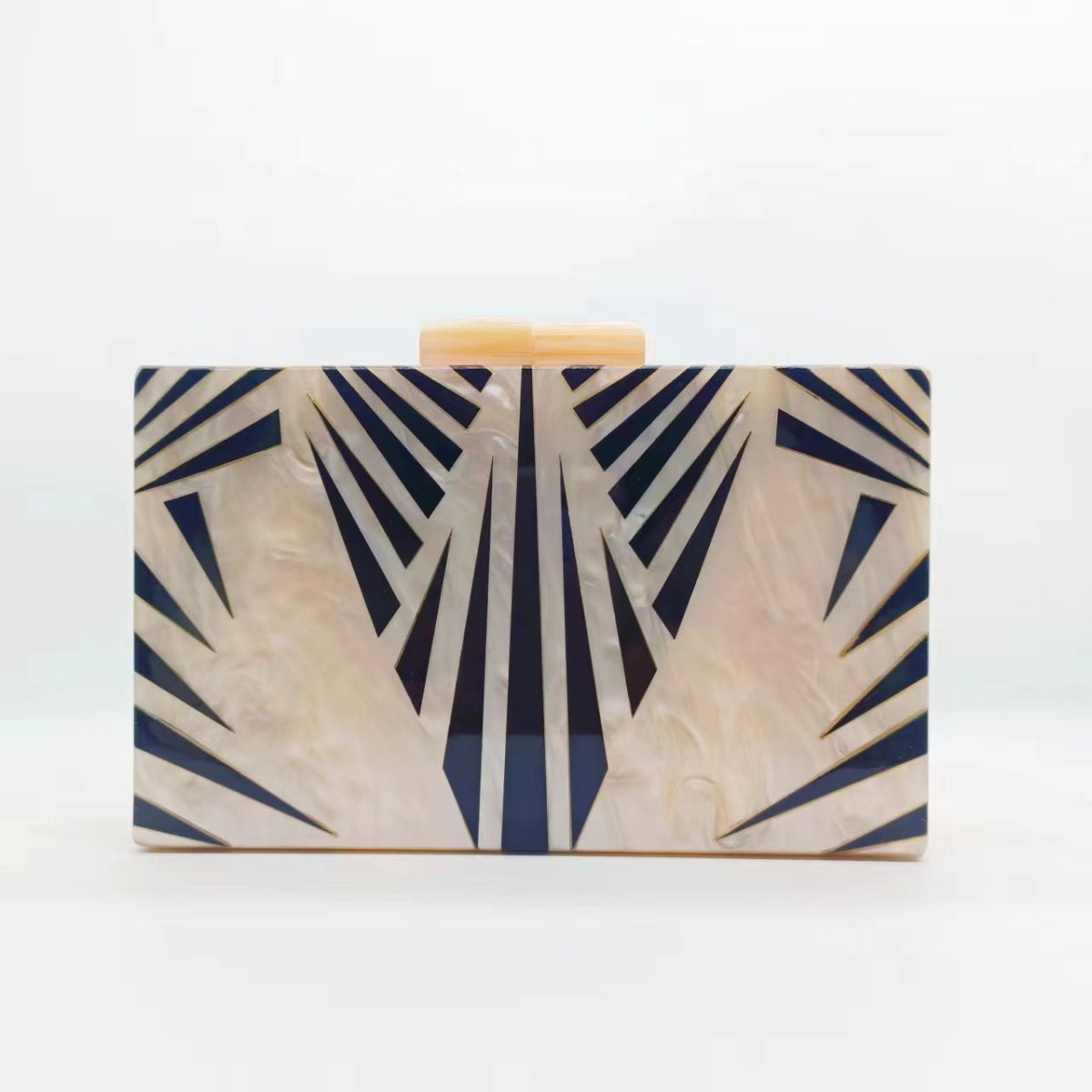 etro Zebra Pattern Dinner Bag Acrylic Shoulder Chain Clutch for Women(MAC255)