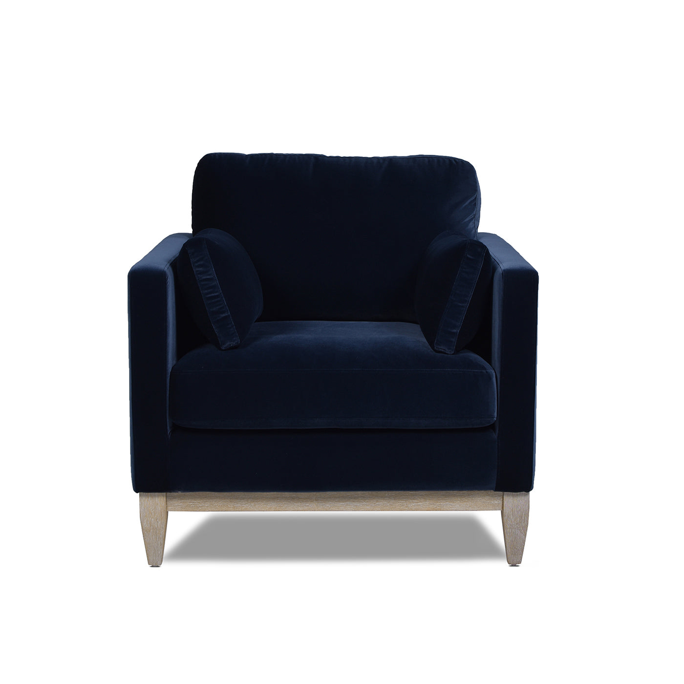 Knox 36" Modern Farmhouse Arm Chair, Dark