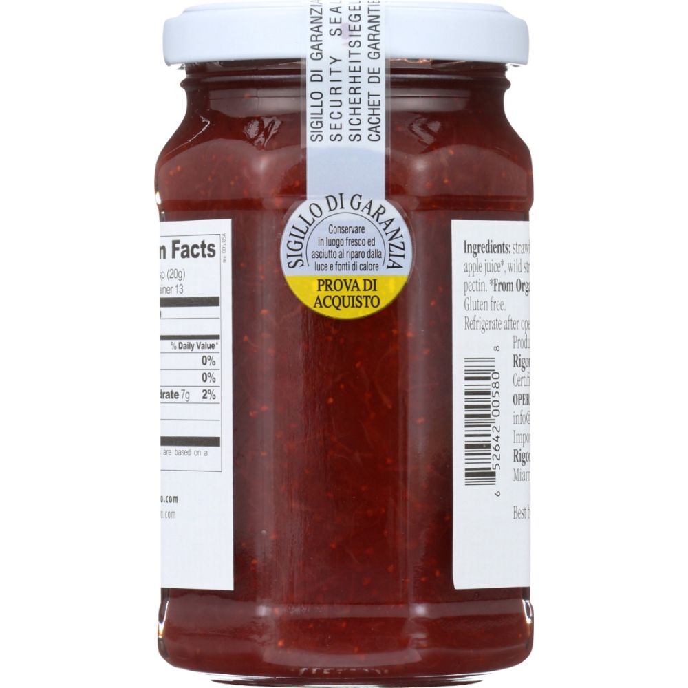 RIGONI: Fiordifrutta Strawberries and Wild Strawberries, 8.82 oz