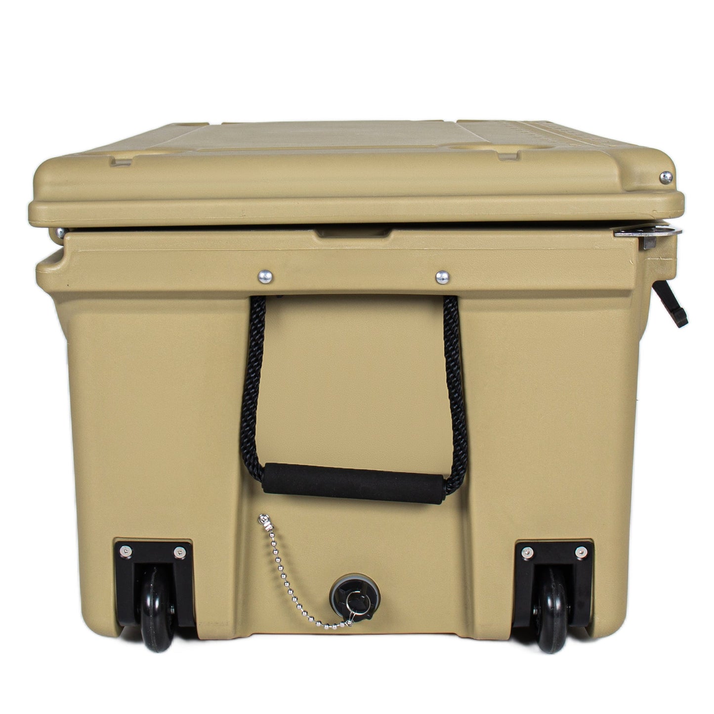 110 Quart Khaki Cooler, Rotomolded Insulated Ice Chest