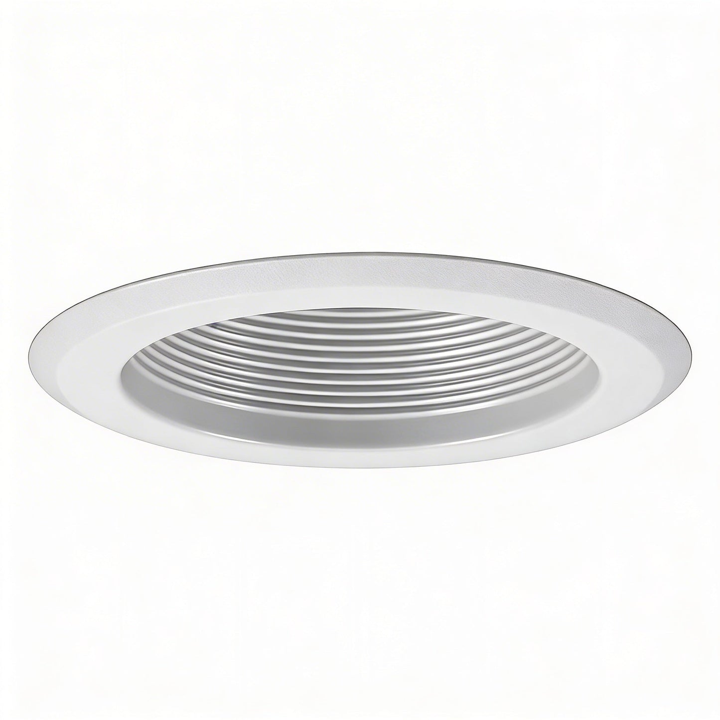 Progress Lighting 5 inch Recessed Step Baffle Trim for P851-ICAT, White Finish