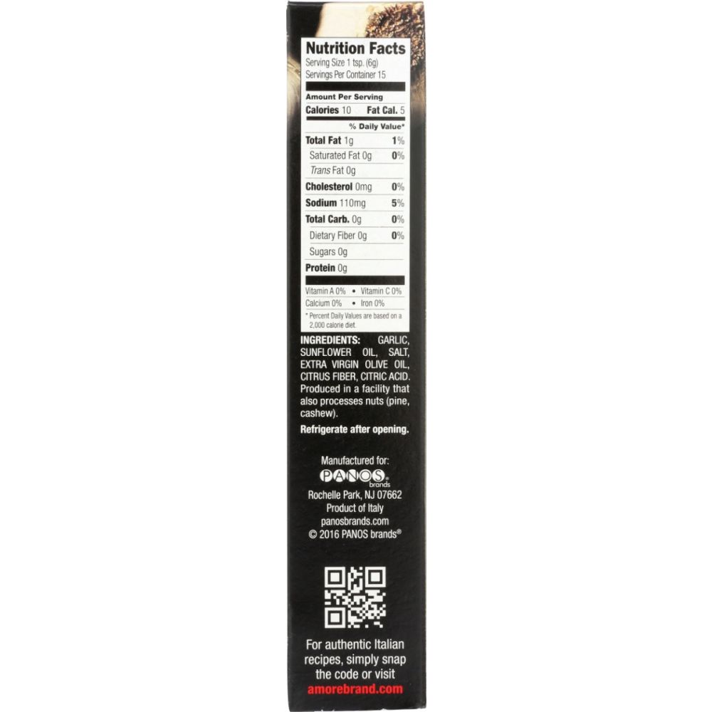 AMORE: Garlic Paste, 3.2 oz