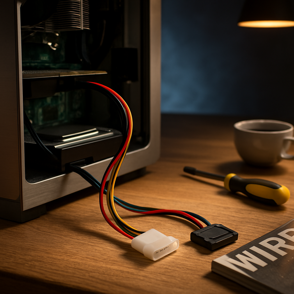 4 Pin to 15Pin Cable Adapter for Internal Drives