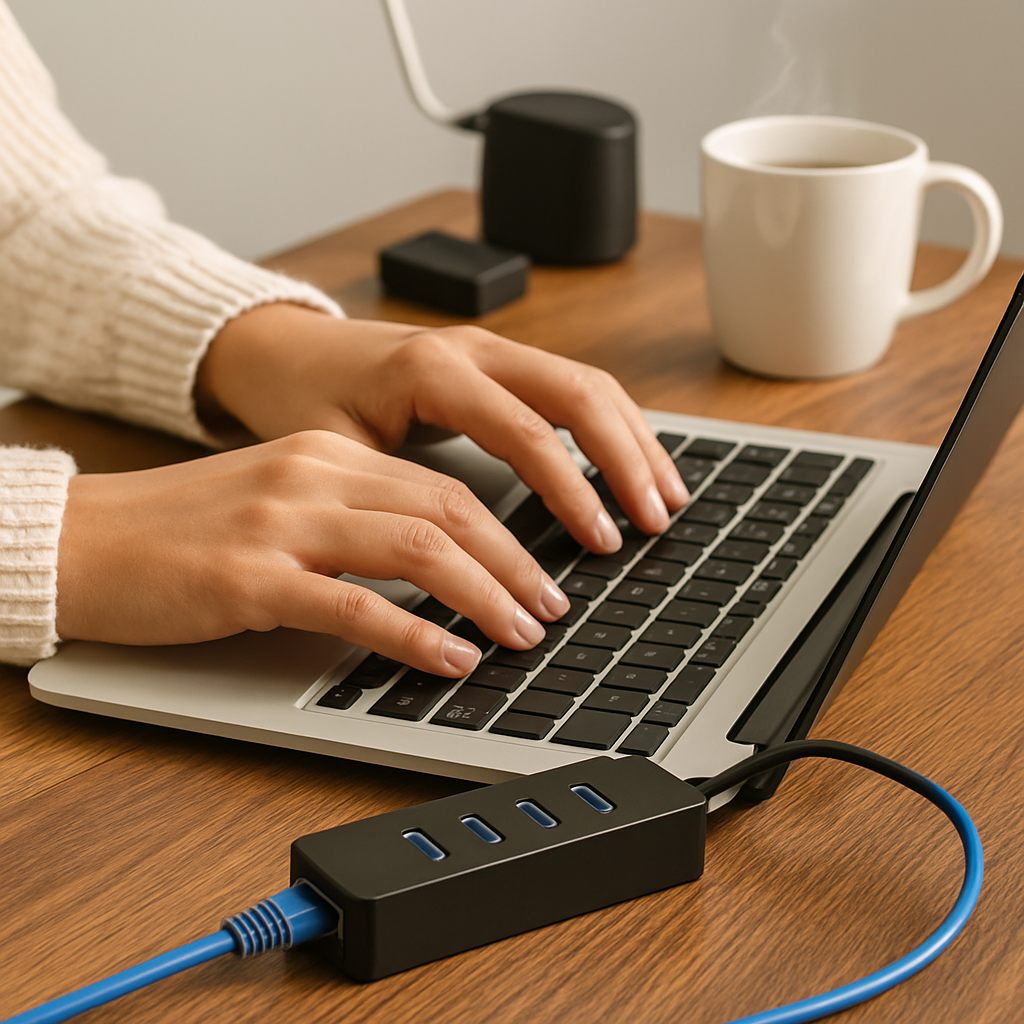 3-Port USB 3.0 Hub for Portable Connectivity