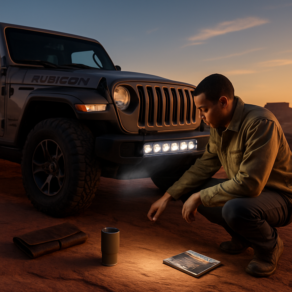 7 Inch LED Light Bar for Offroad Vehicles - Compact