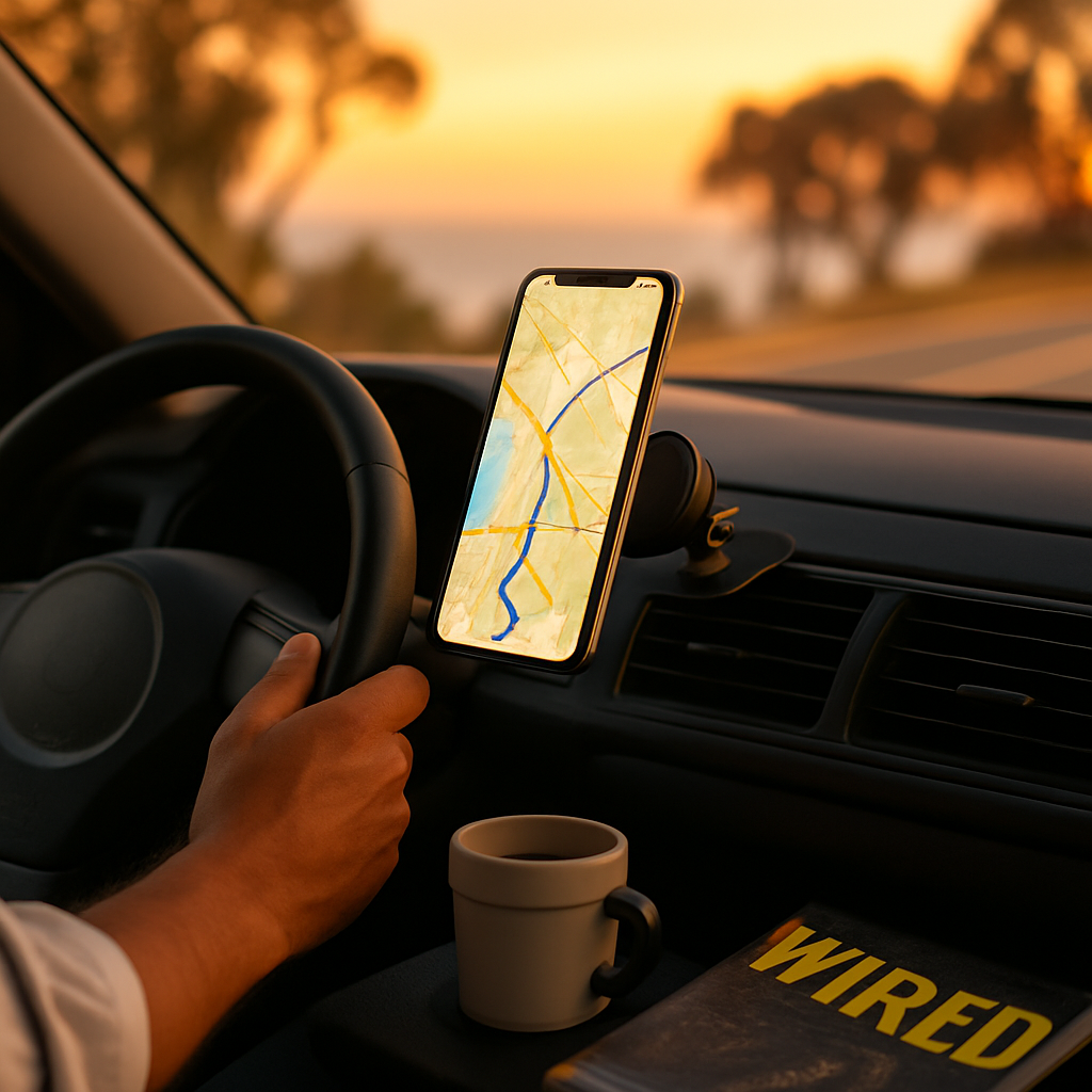 Universal Magnetic Car Mount for Hands-Free Viewing
