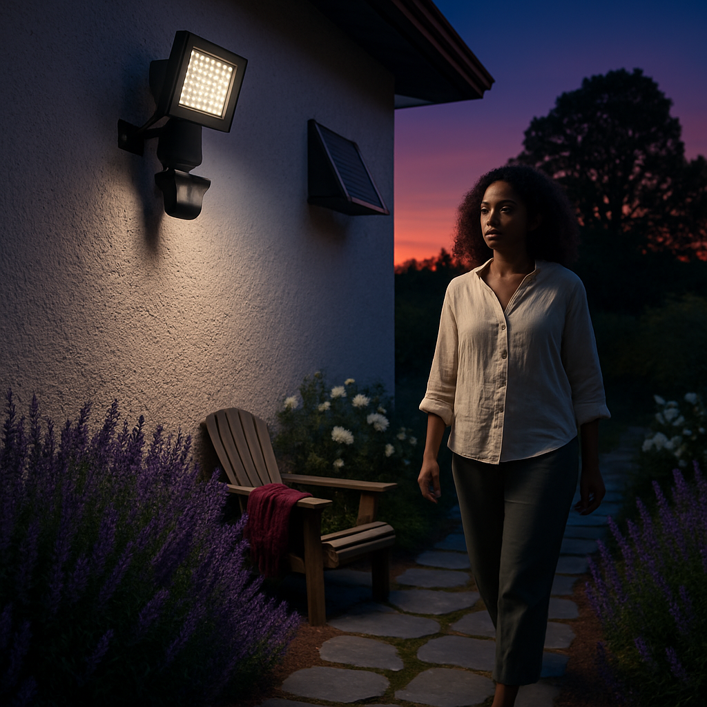 Solar Wall Lights for Outdoor Gardens and Patios