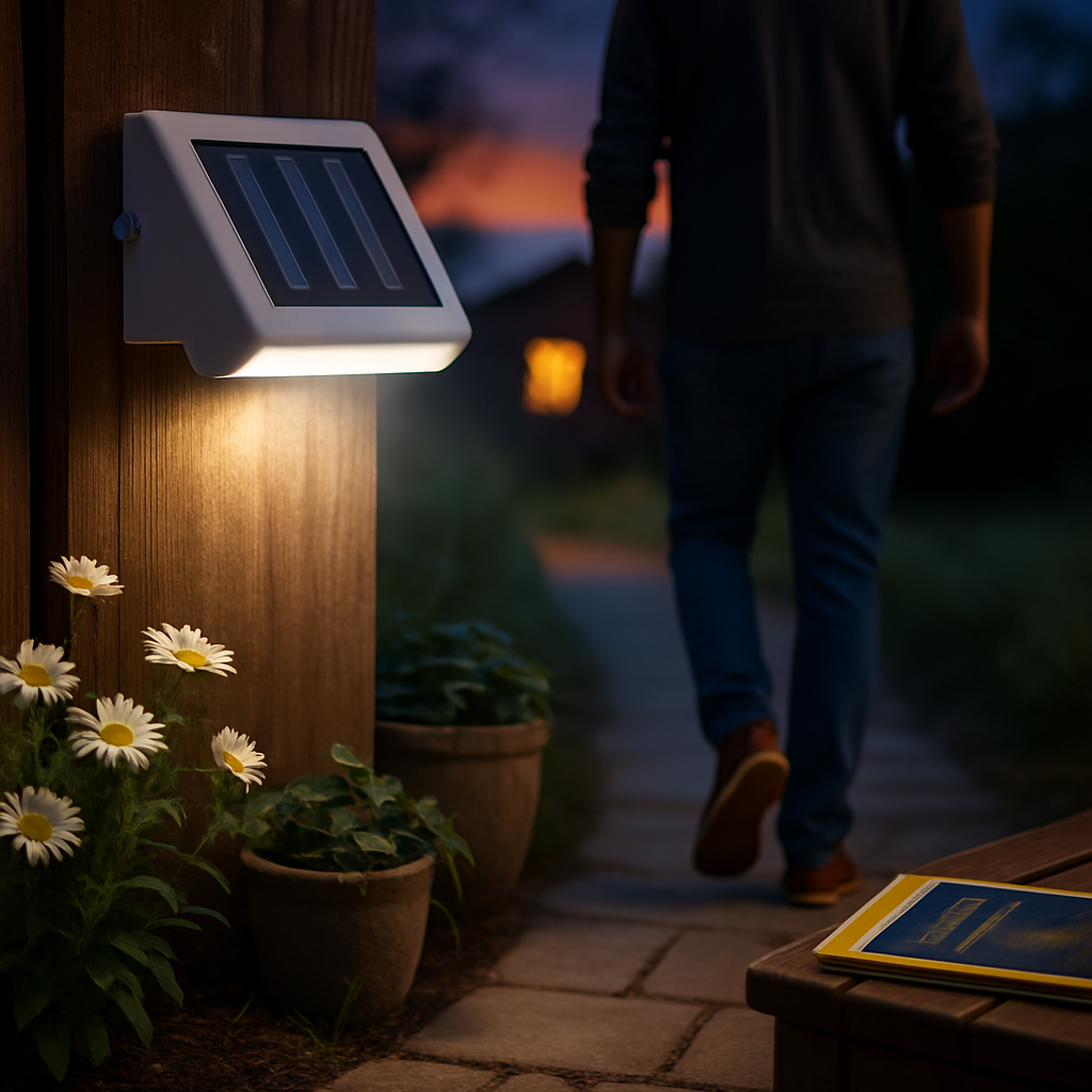 Solar Stair Lights for Garden Paths and Patio