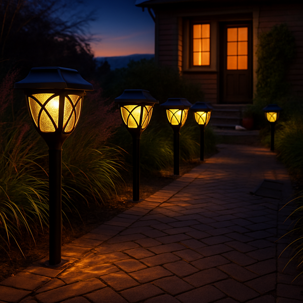 Solar Powered Stake Light for Garden, Pathway & Patio
