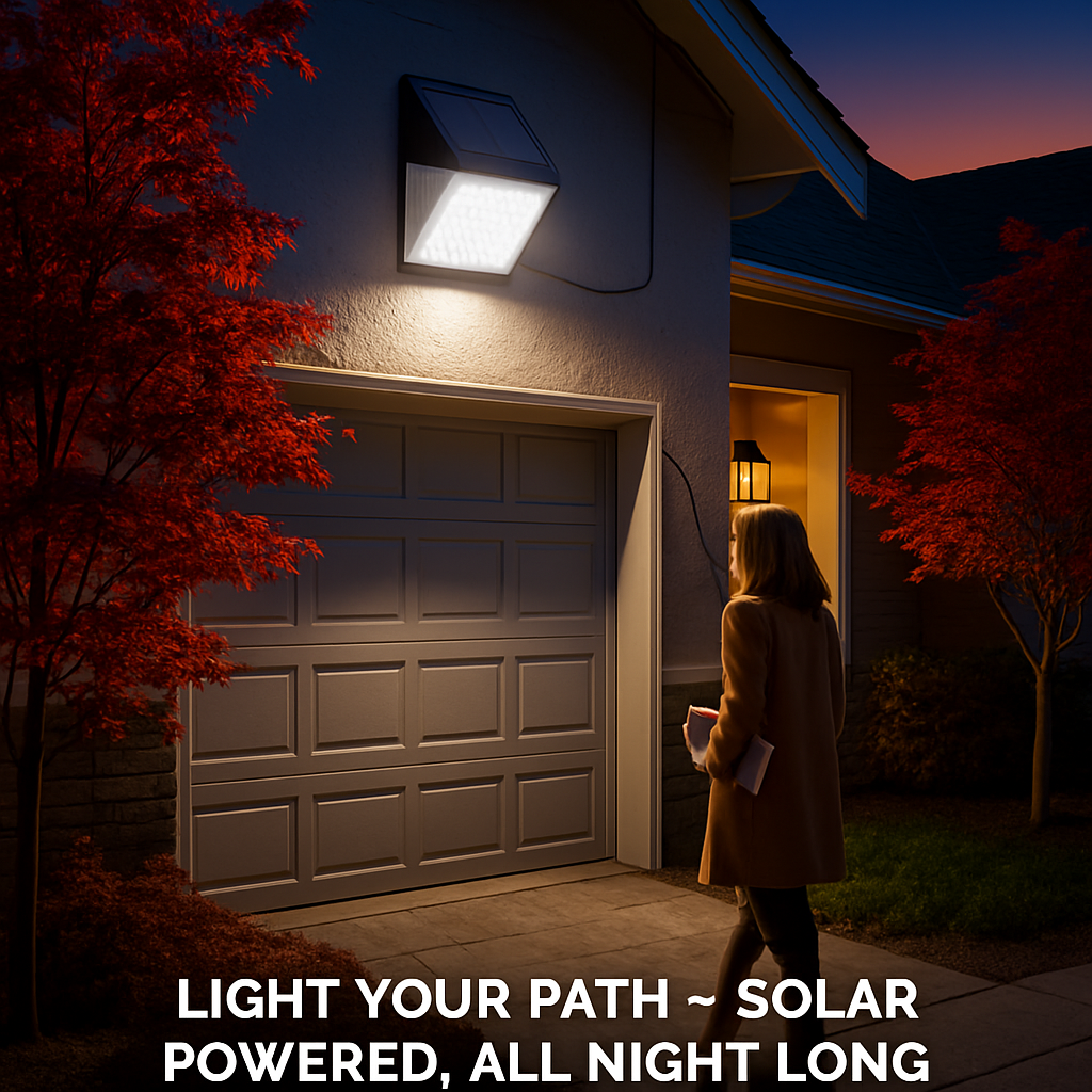 Solar Lights Wall Lamps with Motion Sensor