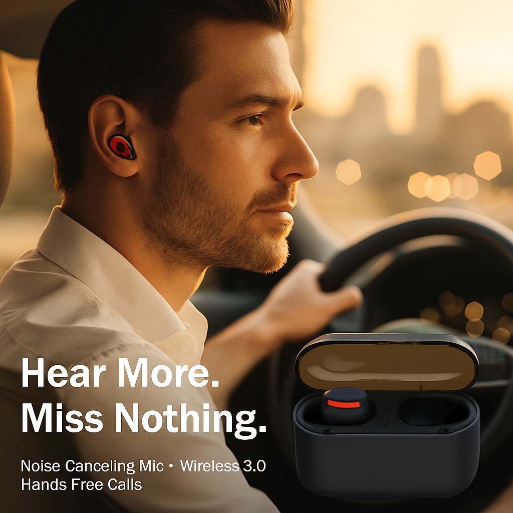 TWS Earbuds with Mic for Dual-Mode Stereo